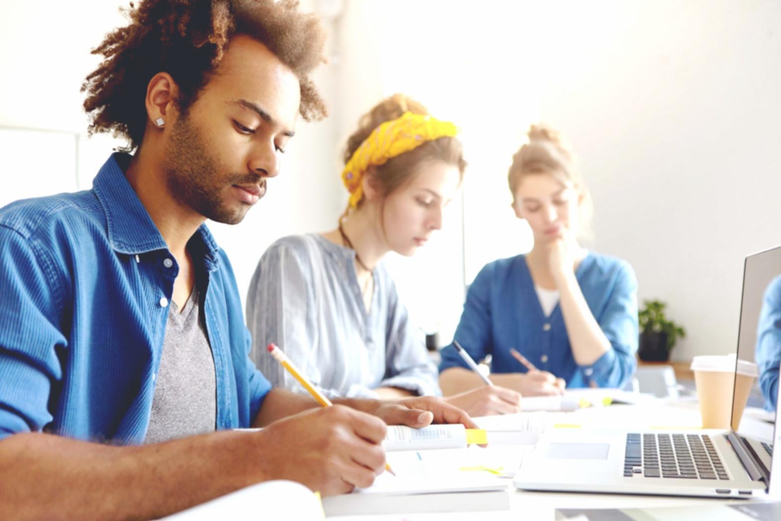 Strategic business planning session with comprehensive documentation