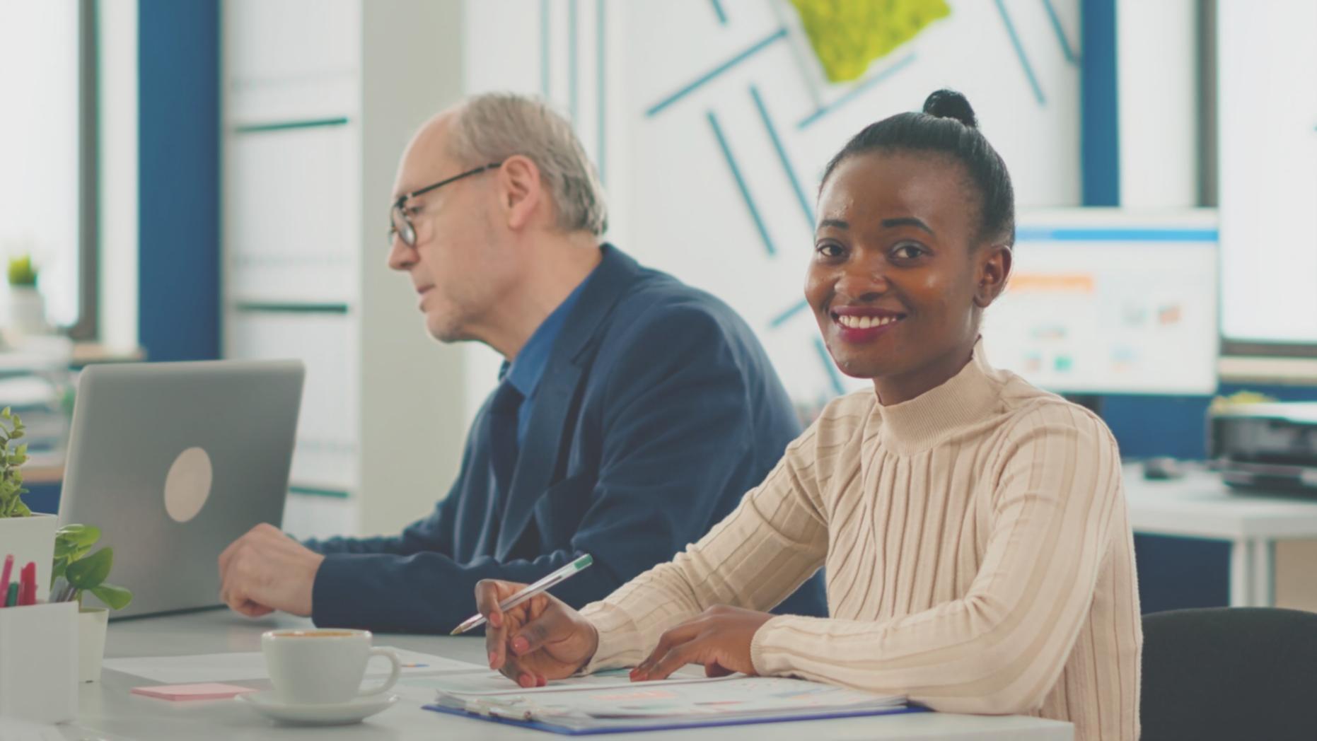 Team collaboration session working through business planning strategy