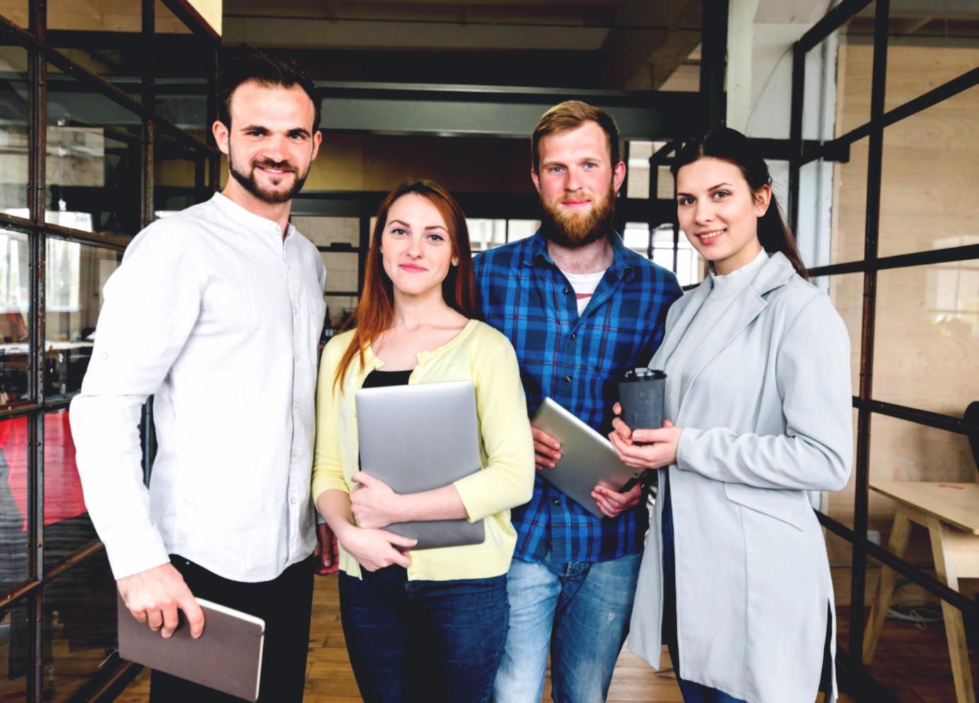 Business planning consultation workspace with documents and strategy materials